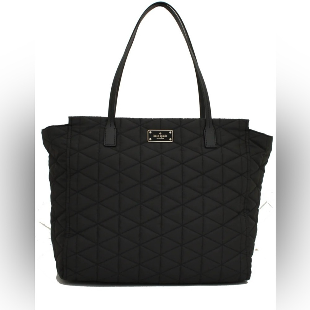 Kate Spade Blake Avenue Quilted Taden Black Tote Bag